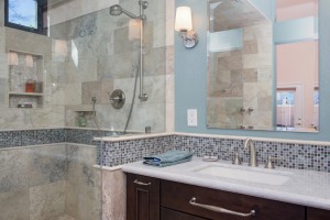 Master Bathroom remodel in Phoenix, AZ by design/build remodel contractor and interior designer