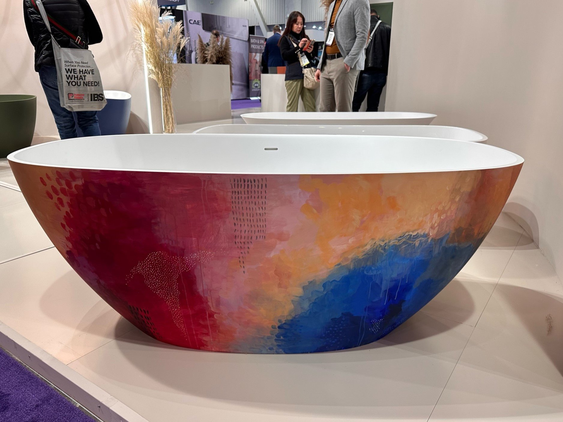 colorful tub